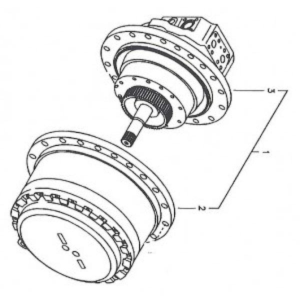 ASV RC80 Reman Hydraulic Final Drive Motor #1 image