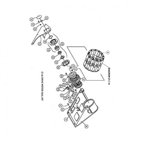 ASV RC80 Reman Hydraulic Final Drive Motor #2 image